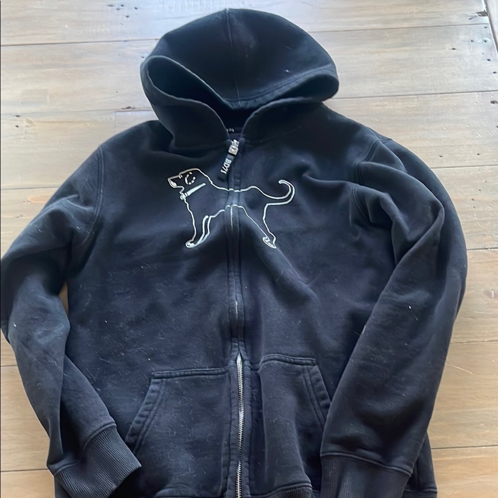 The Black Dog zip up hoodie